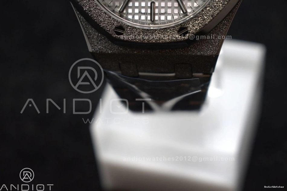 Oak Affordable 1:1 Textured 1033 15454 SS Frosted Super White SA3120 Bracelet Dial SS Edition APSF Royal Best Clone 37mm On 0713